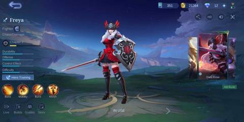 Mobile Legends Bang Bang: Freya, MLBB, Dark Rose