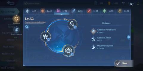 Mobile Legends: Bang Bang: Lukas Best Emblems for Jungle