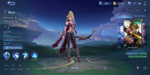 Mobile Legends: Bang Bang: Miya, Burning Bow