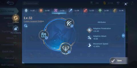 Mobile Legends: Bang Bang: Miya Best Emblems, Assassin