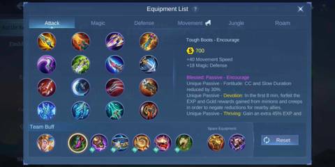 Mobile Legends: Bang Bang: Hylos, Best Roam Build 2025