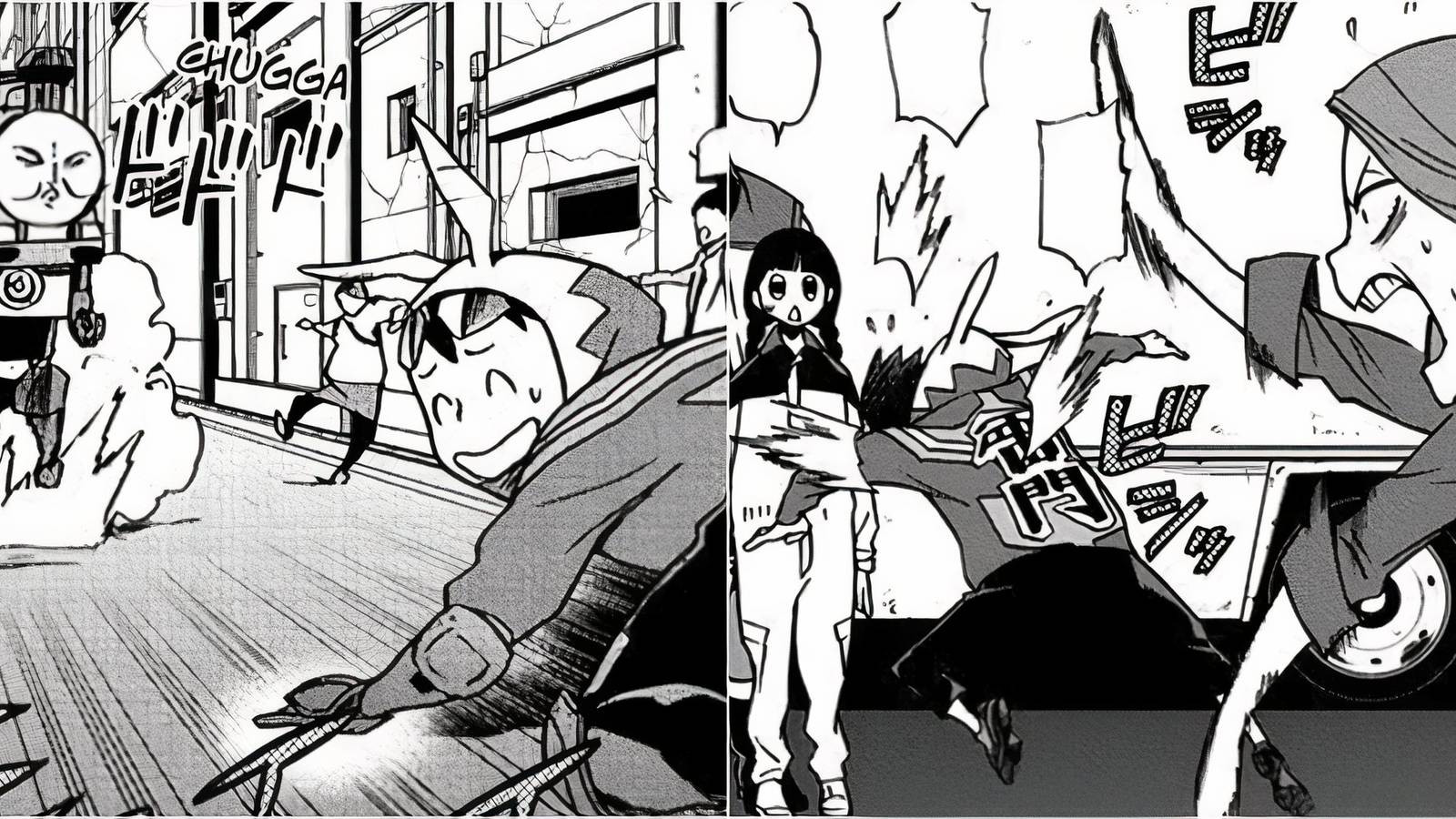 Tank Engine, Koichi's mom swatting him 