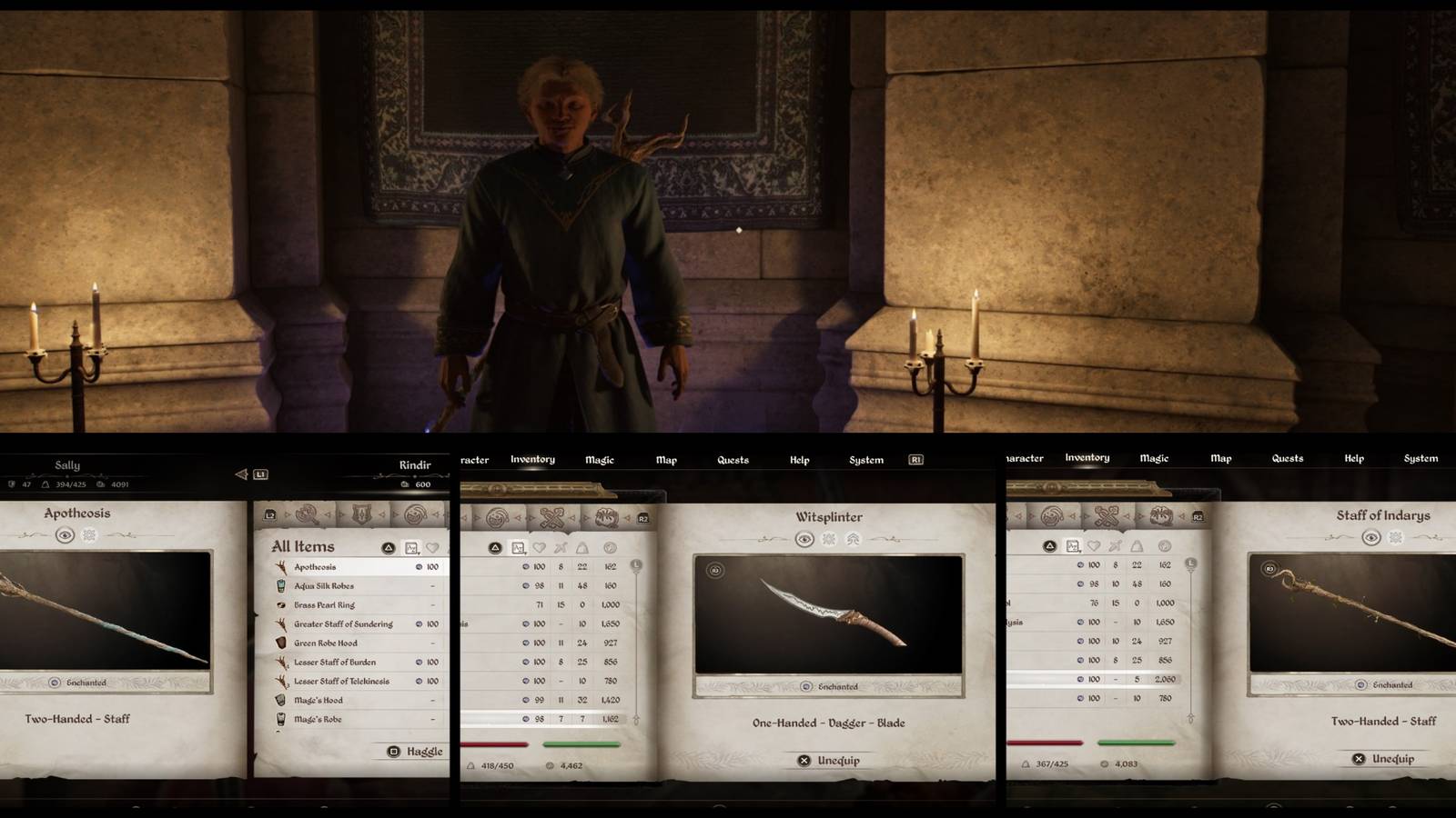 The Elder Scrolls 4 Oblivion Remastered best weapons for mages mixed gameplay collage