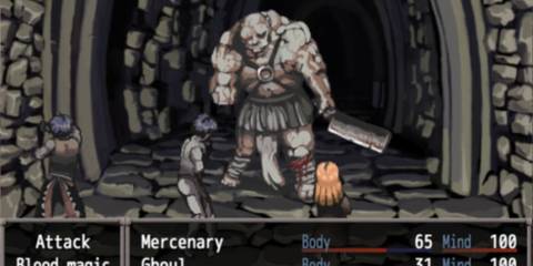 party fighting monster