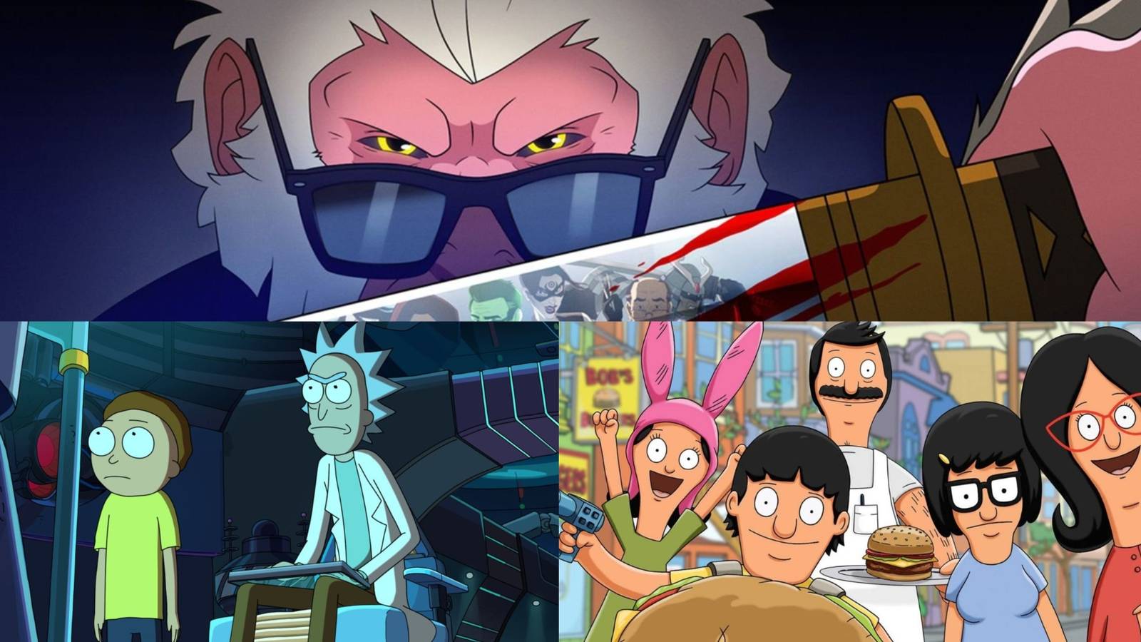 Hit-Monkey, Rick and Morty, and Bob's Burgers
