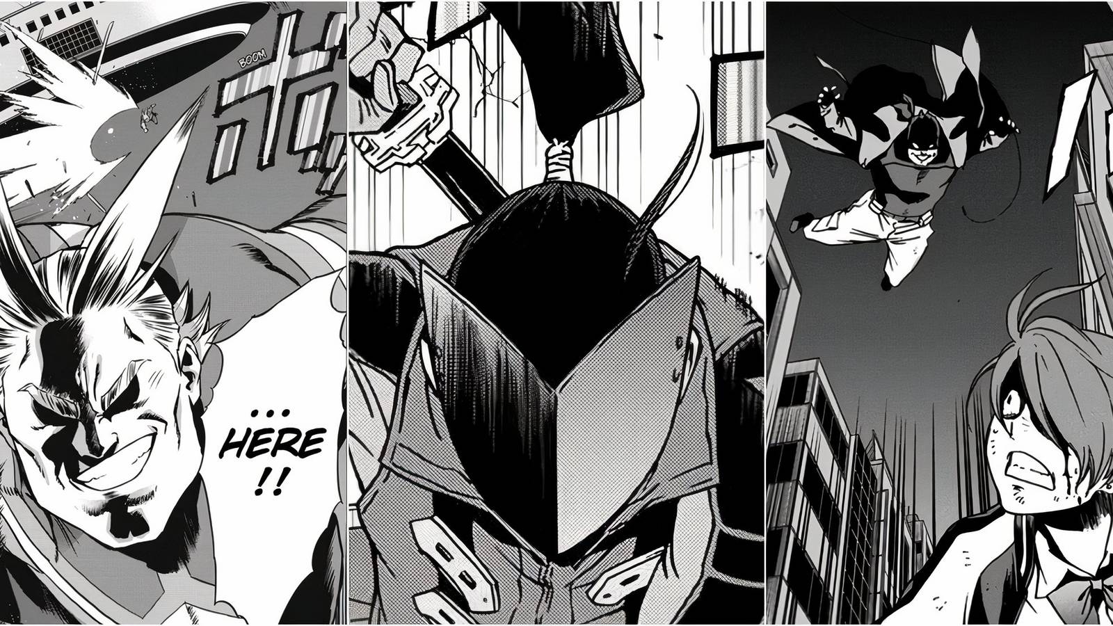 All Might, Stendahl, Kuin and Jnuckleduster