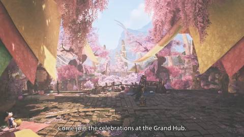 Monster Hunter Wilds Blossomdance Grand Hub
