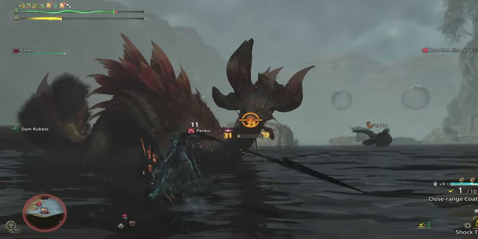 Monster Hunter Wilds Bow close range