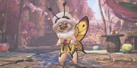 Monster Hunter Wilds Butterfly Palico Armor Header