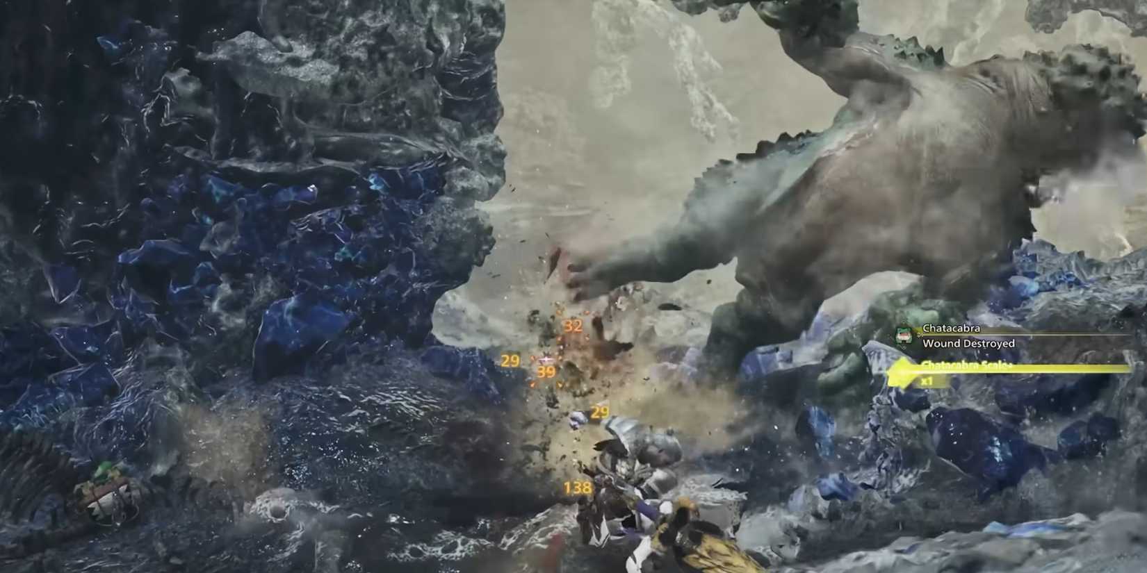 Monster Hunter Wilds charge blade knockdown