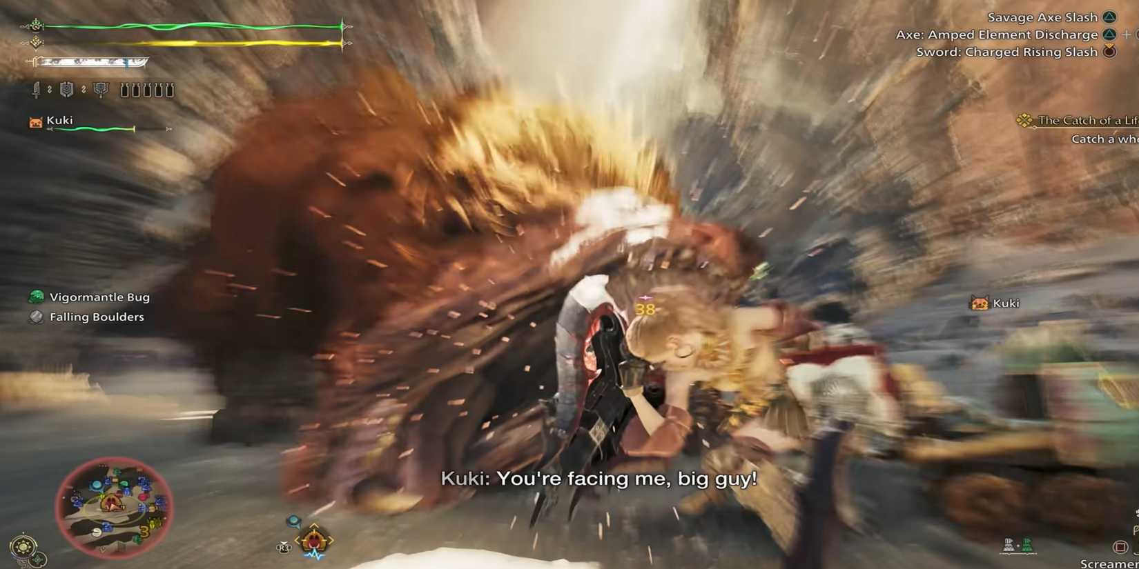 Monster Hunter Wilds Charge Blade power clash