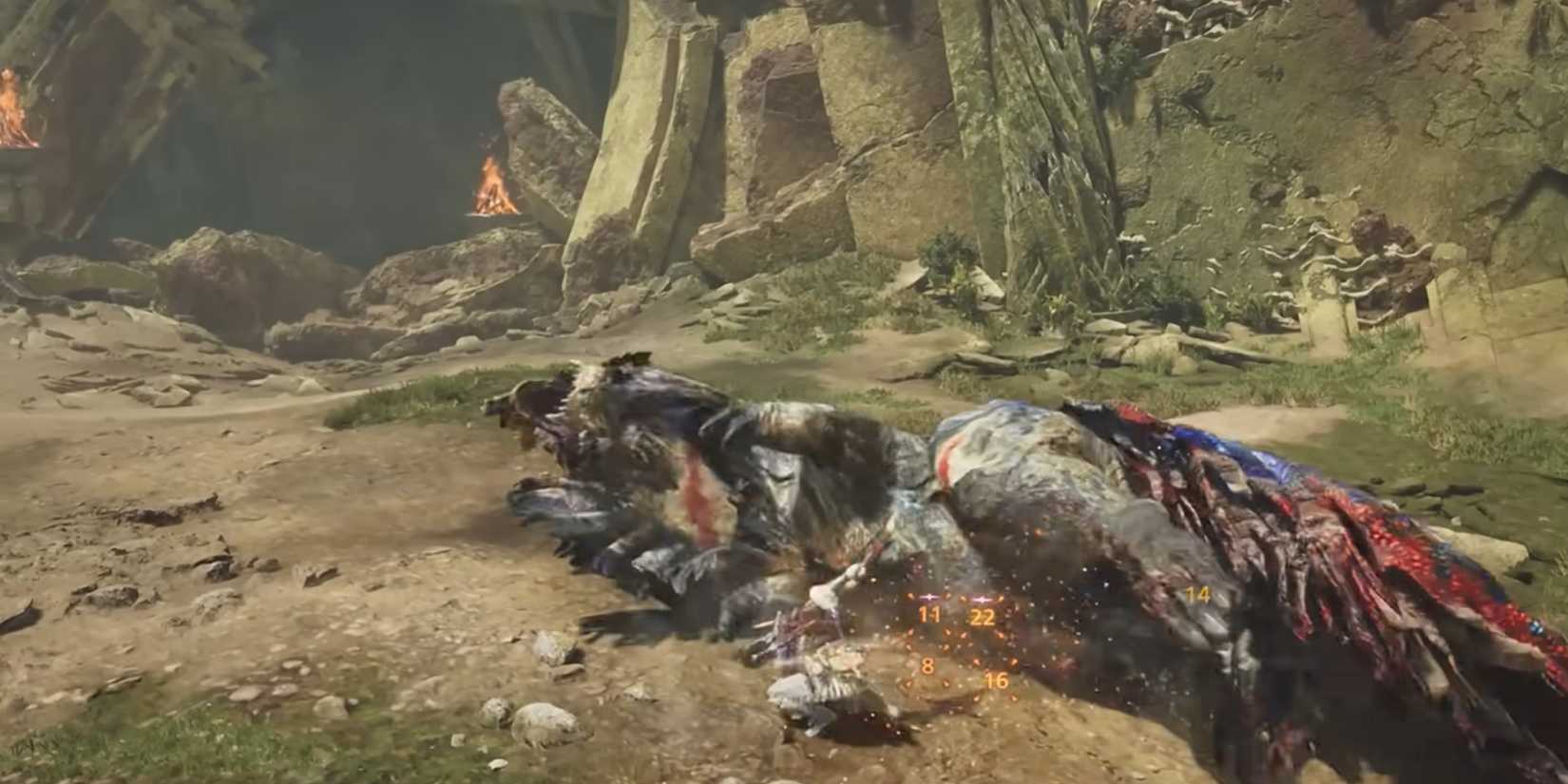 Monster Hunter Wilds dual blades knock down