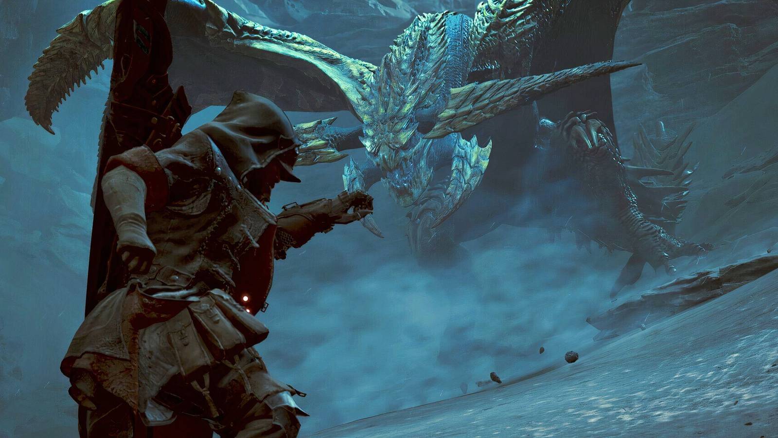 Monster Hunter Wiilds players can earn the B̶A̶B̶Y̶ ̶P̶U̶ Amstrigian α armor.