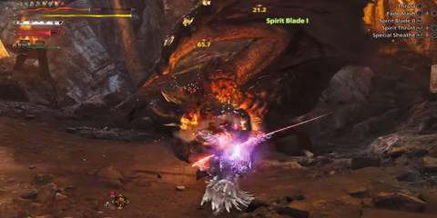 Monster Hunter Wilds long sword rathalos