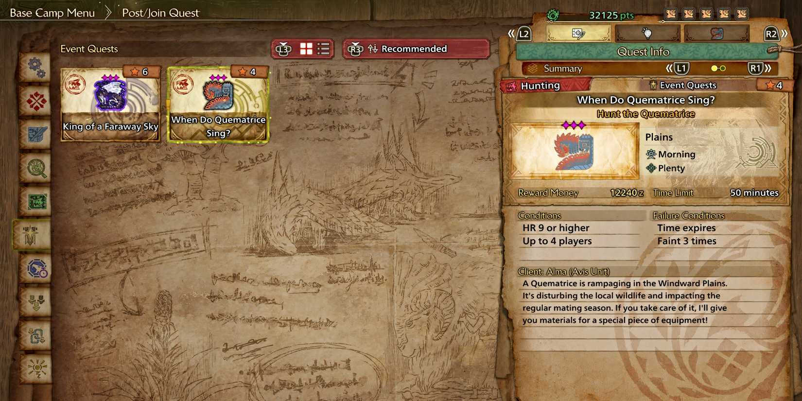 monster-hunter-wilds-quematrice-can-sing-quest-description