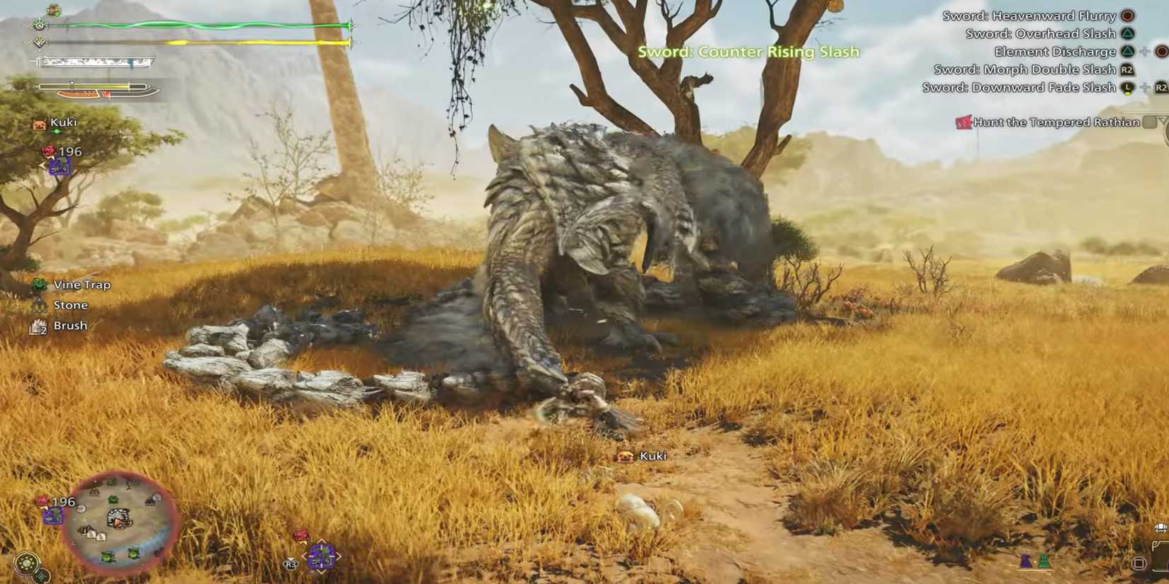 Monster Hunter Wilds Switch Axe tempered arkveld