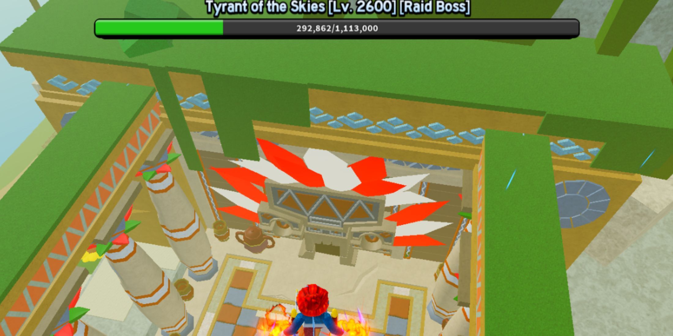 Sky Dictator en frutas de bloque