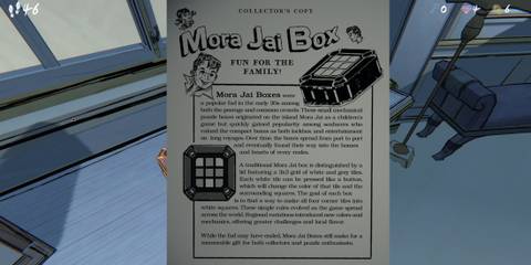 Mora Jai Box puzzle directions in blue prince