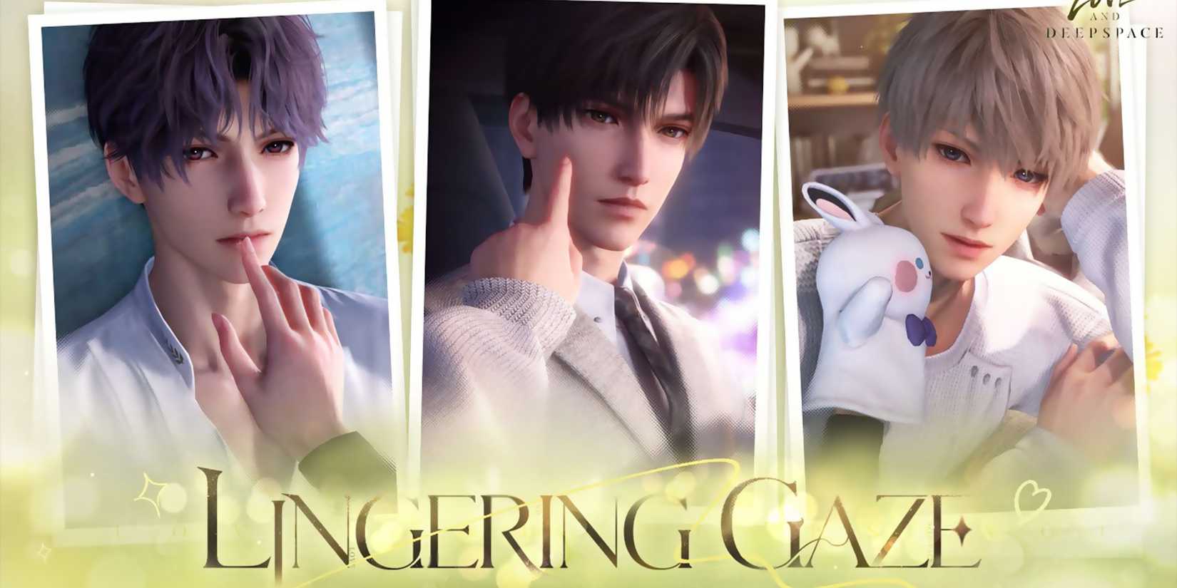 multi banner lingering gaze in love and deepspace