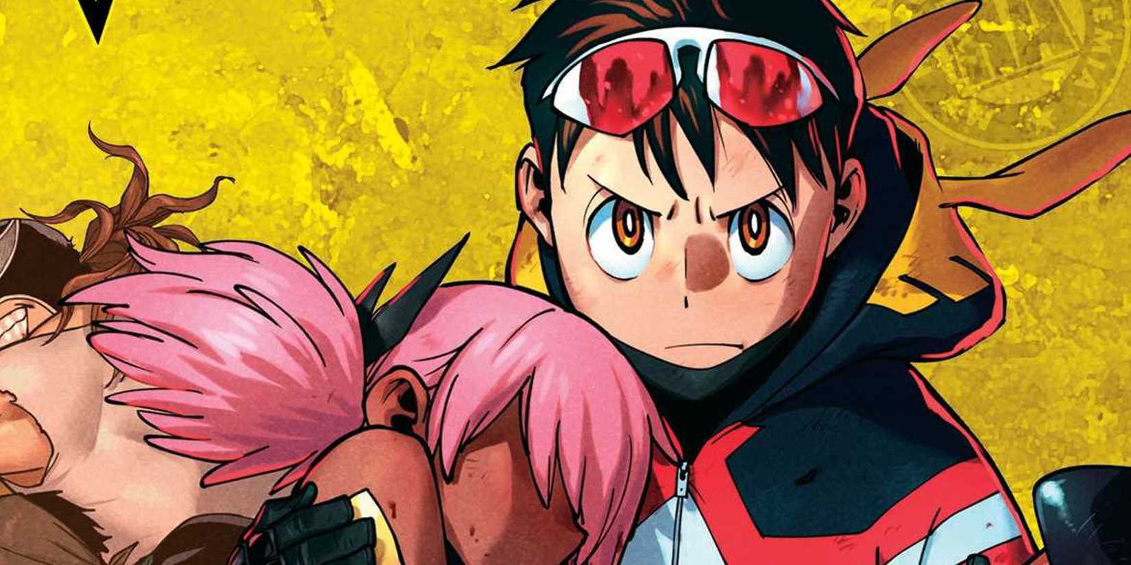 picture: koichi holding pop step in my hero academia vigilantes volume 11.