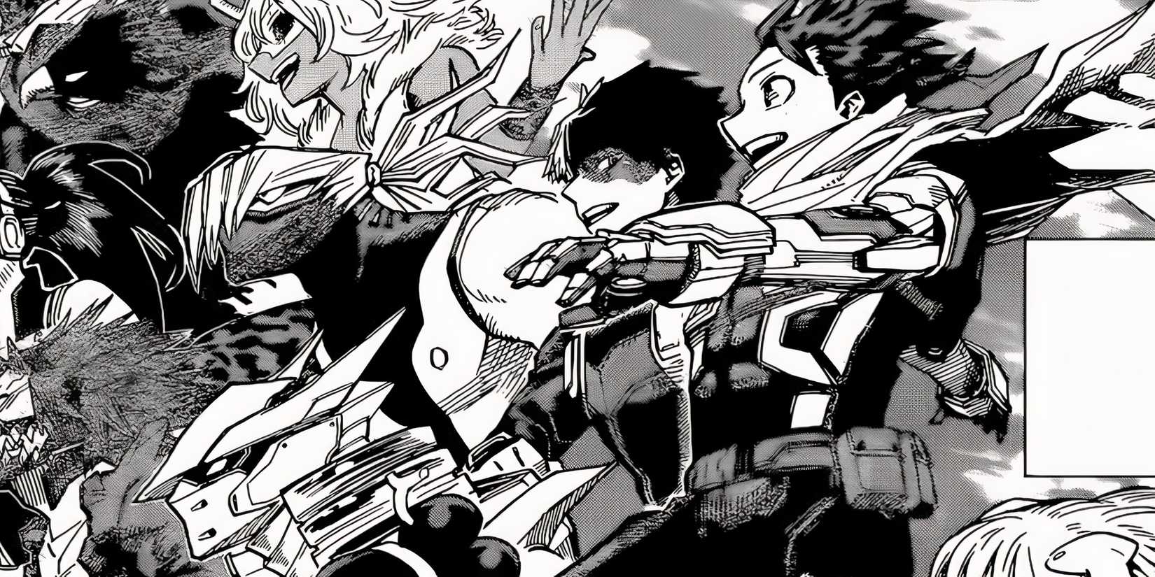 My Hero Acaedemia deku pro hero eight years later
