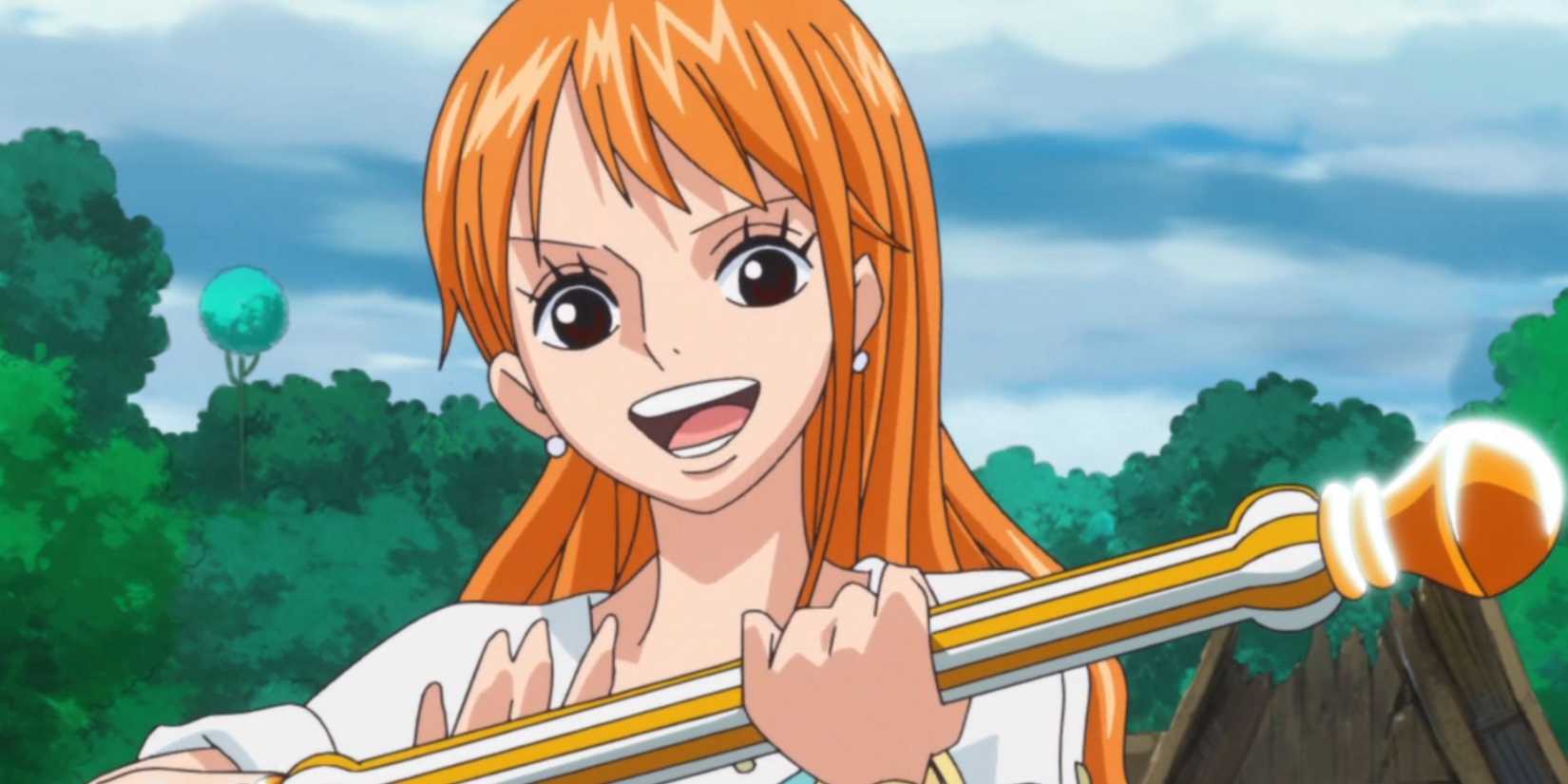 Nami and her Sorcery Clima Tact - One Piece