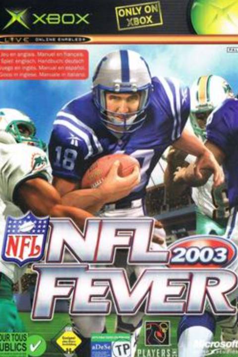 NFL Fever 2003 video game cover art tag