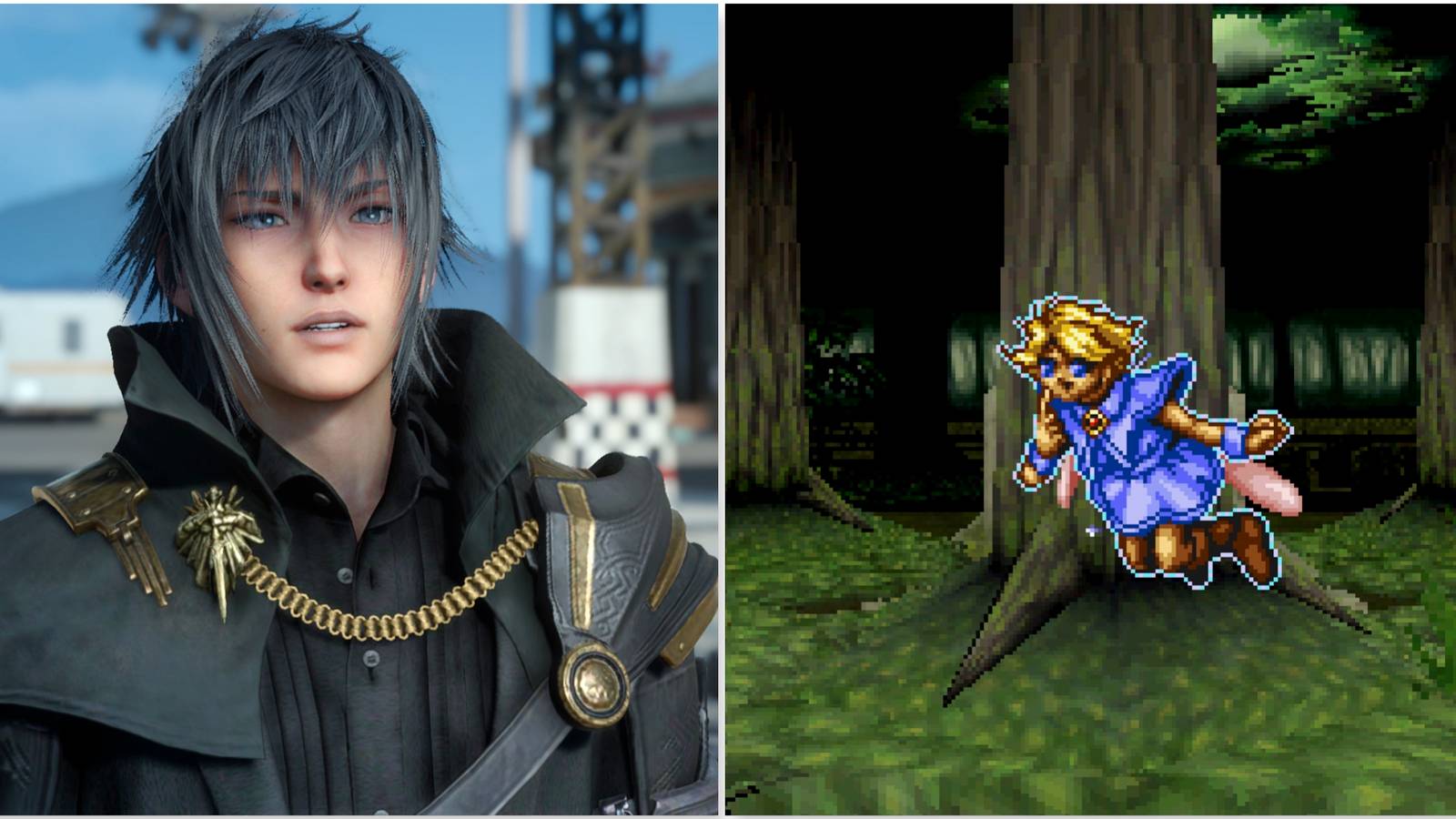 Noctis in Final Fantasy 15 and Finding a pixie in Shining the Holy Ark