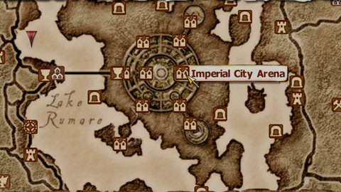 Oblivion Arena Map Location