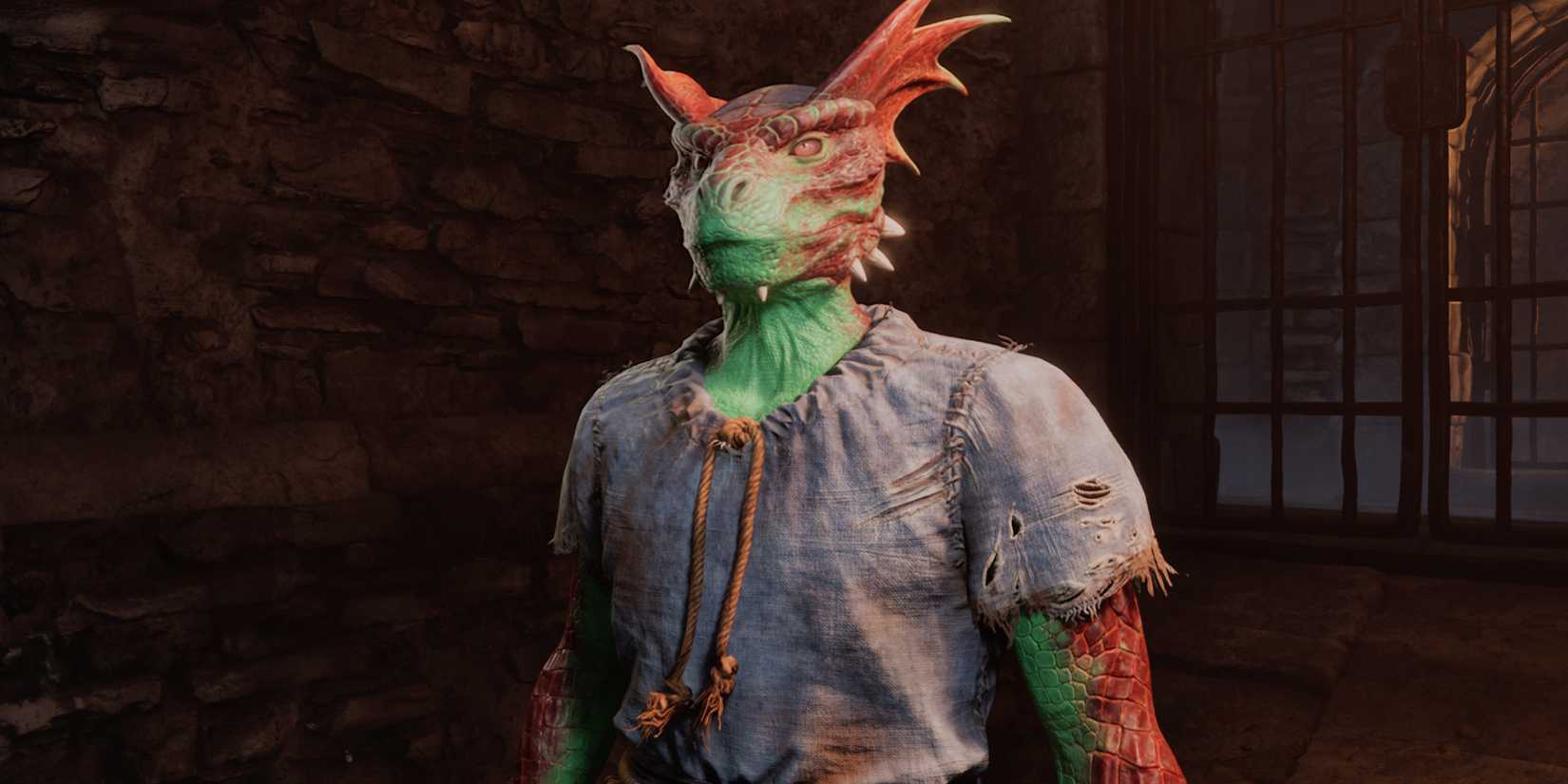 An Argonian from Oblivion Remastered