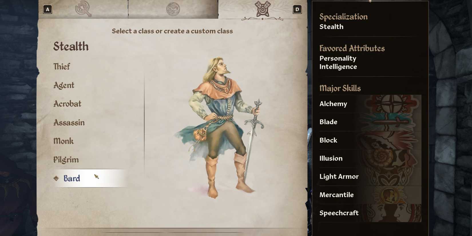 Oblivion Remastered Best Class Tier List Classes Ranked Bard