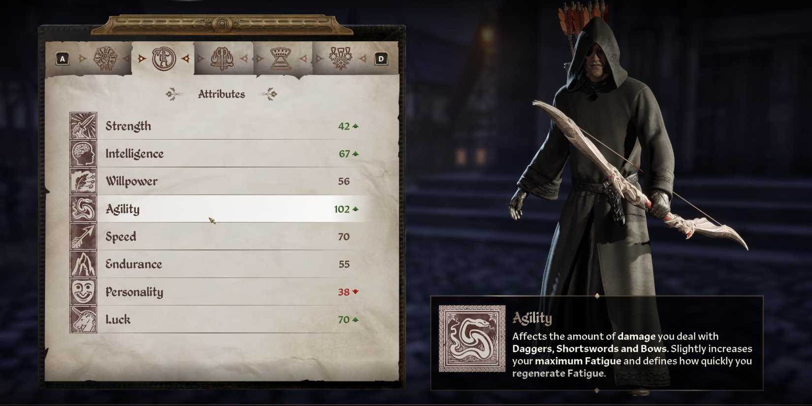 Oblivion Remastered Best Stealth Archer Build Guide Attributes Agility