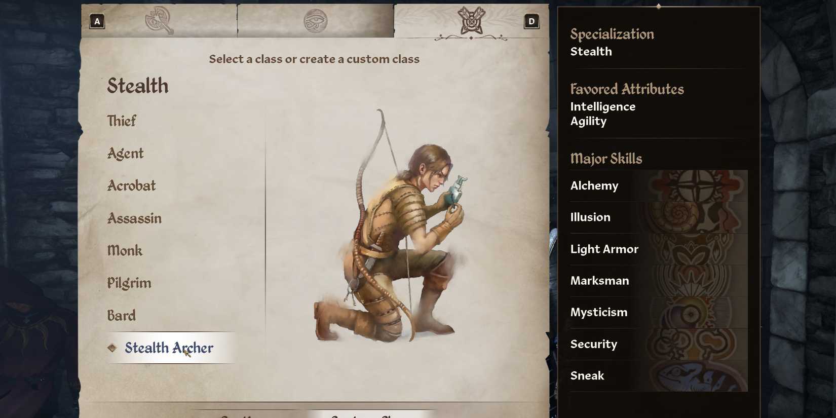 Oblivion Remastered Best Stealth Archer Build Guide Major Skills