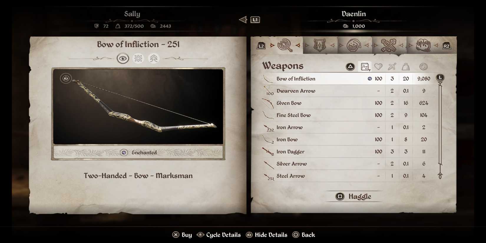 The Elder Scrolls 4 Oblivion Remastered Bow of Affliction