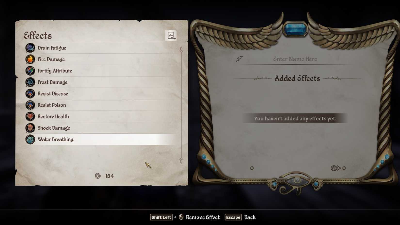 Oblivion Remastered Custom Spellmaking