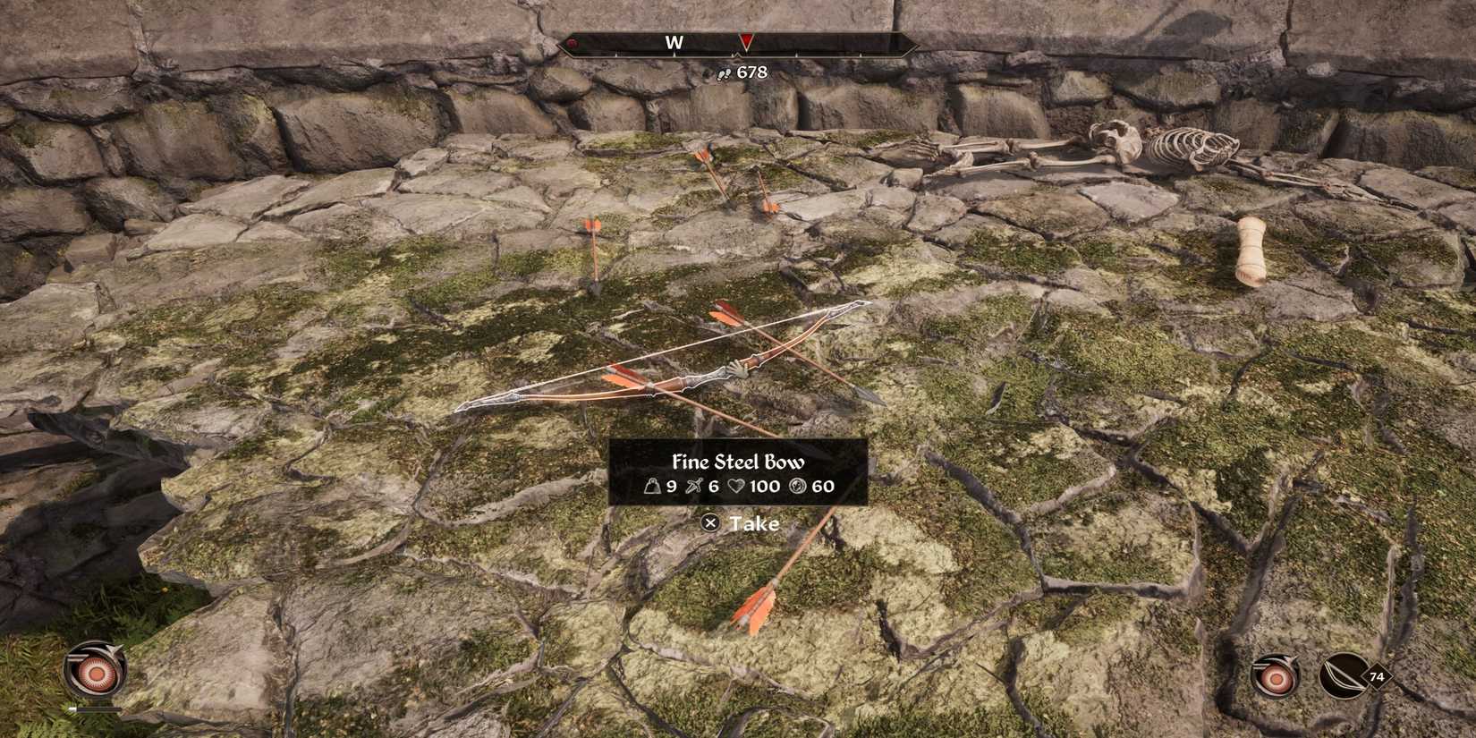 The Elder Scrolls 4 Oblivion Remastered Fine Steel Bow