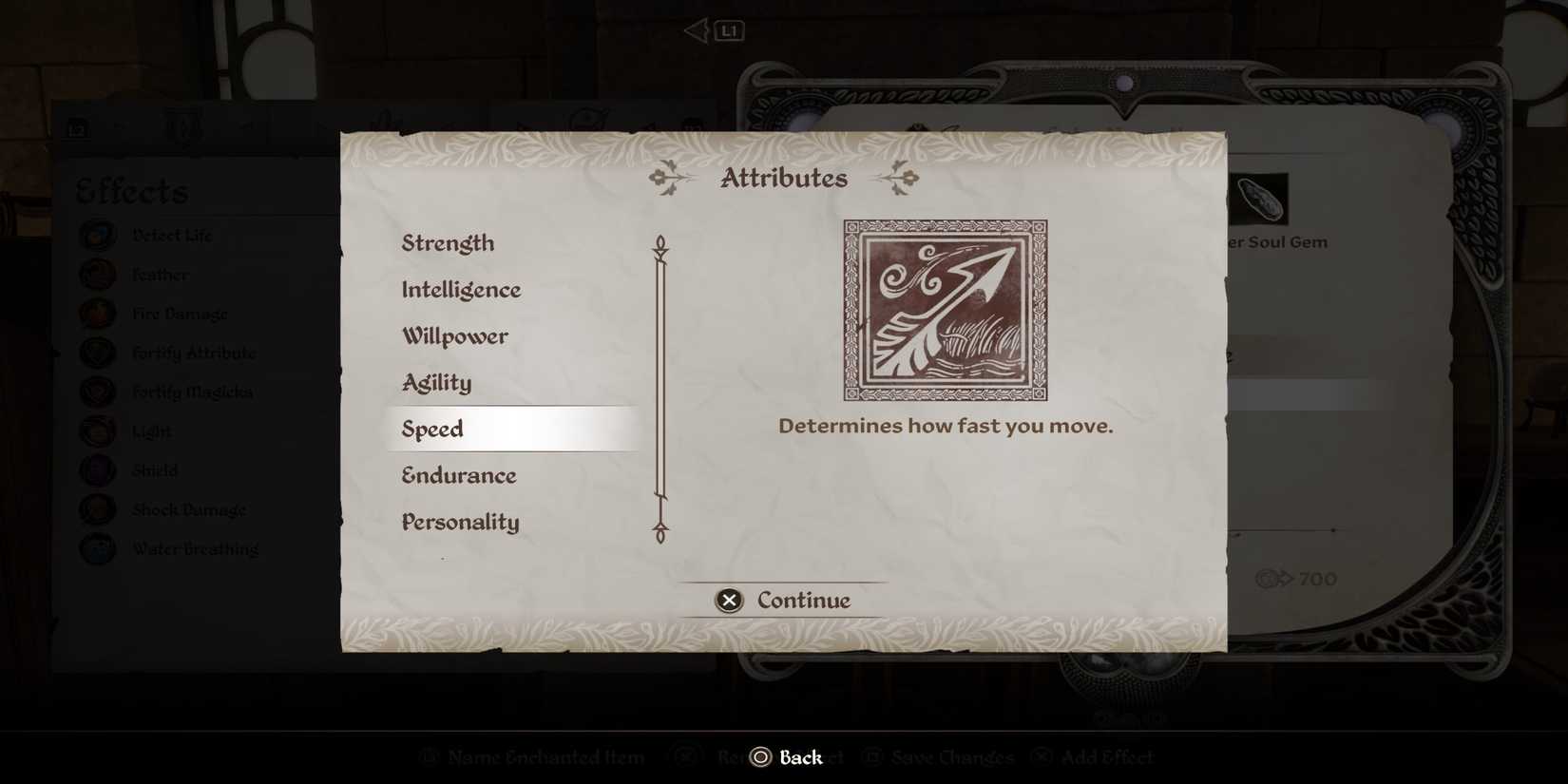 Oblivion Remastered fortify attribute