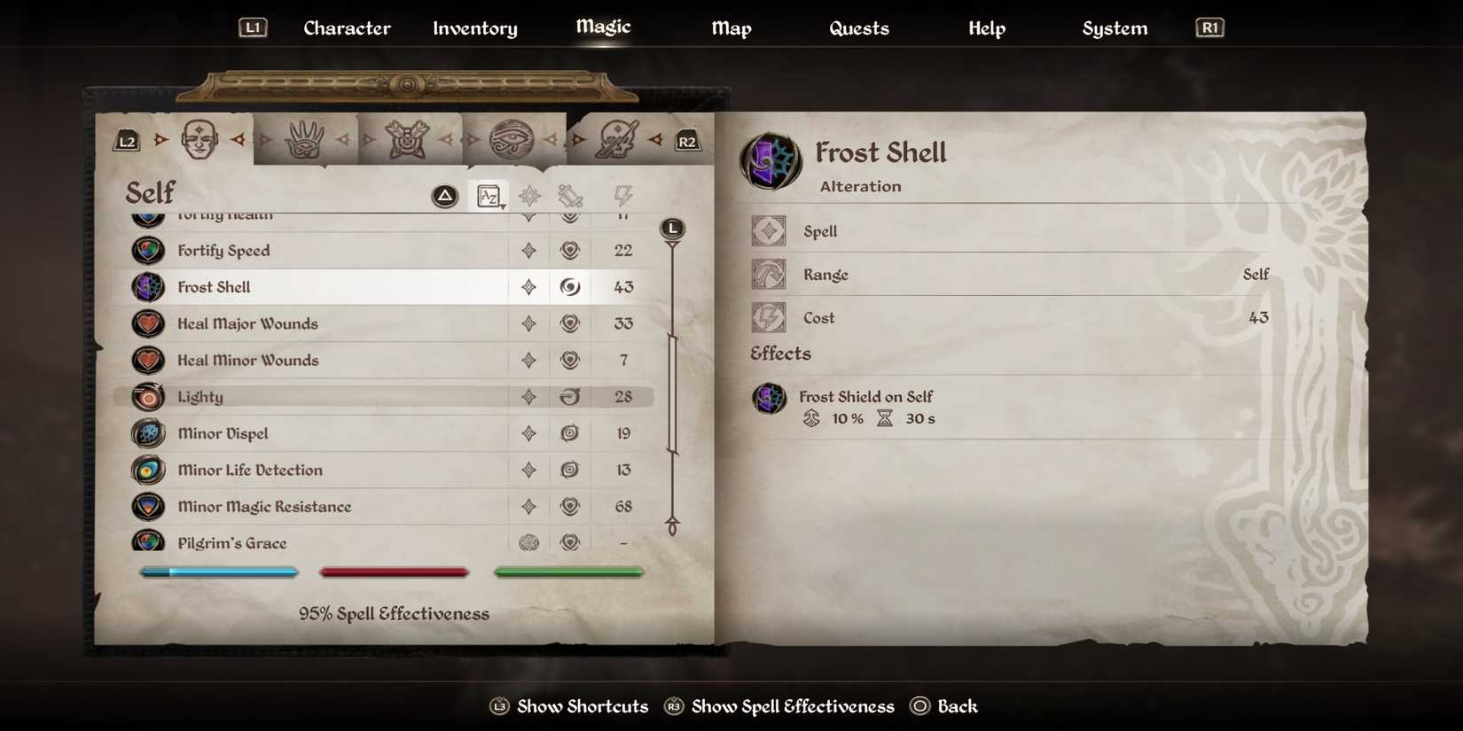 The Elder Scrolls 4 Oblivion Remastered Frost Shell