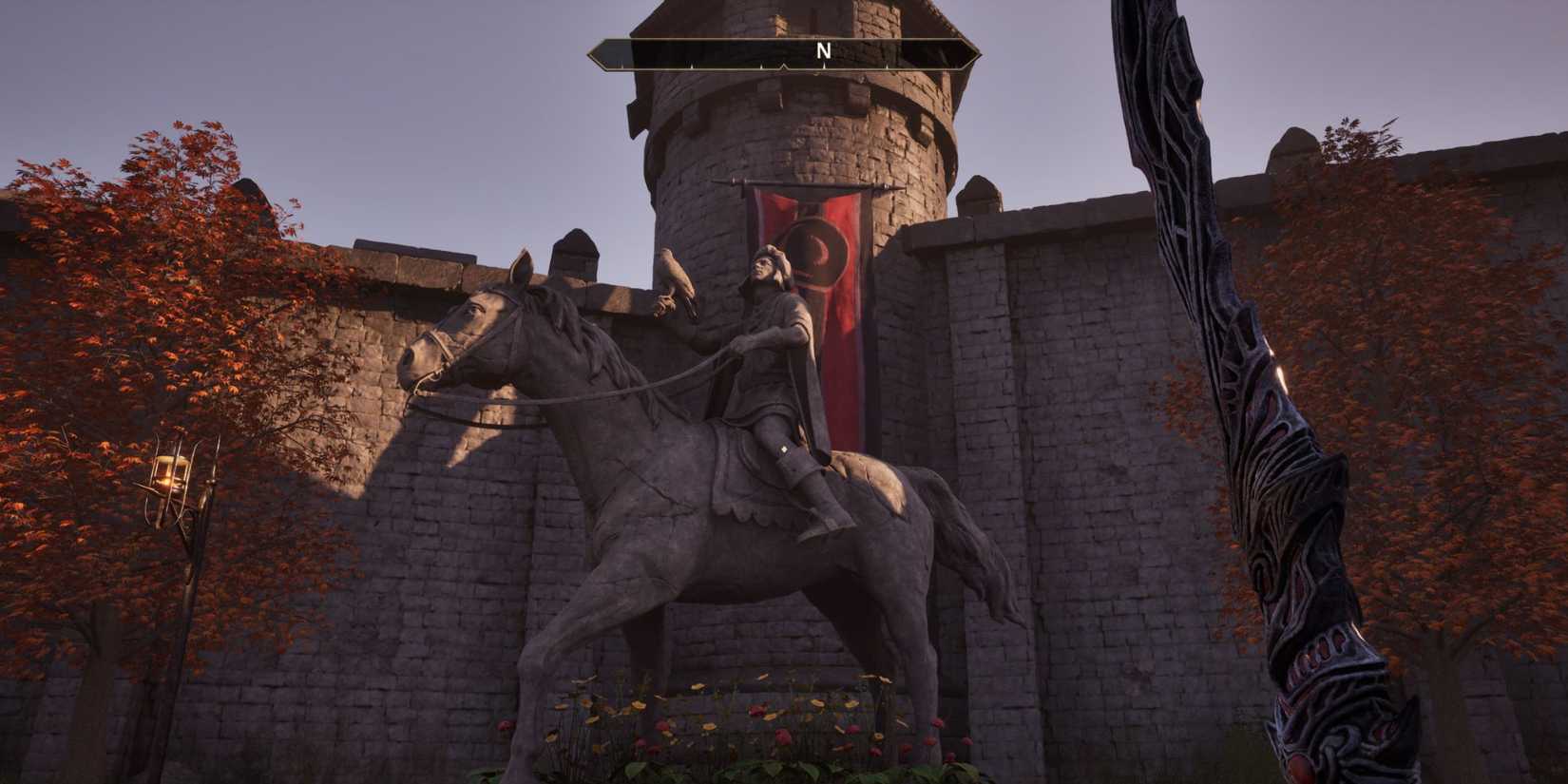 Oblivion Remastered statue