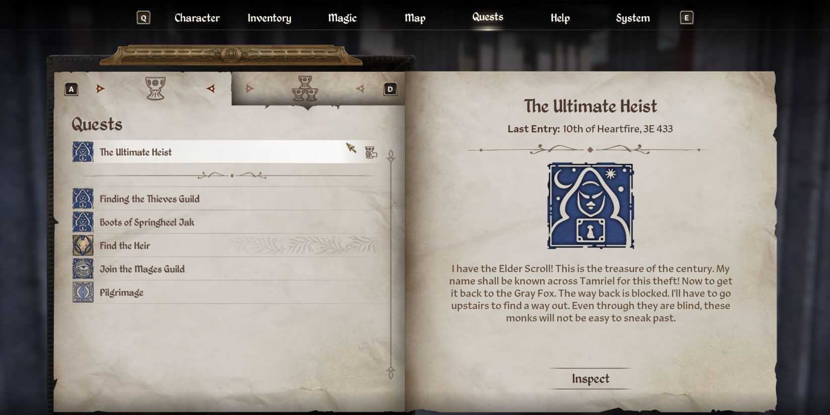 Oblivion Remastered The Ultimate Heist quest