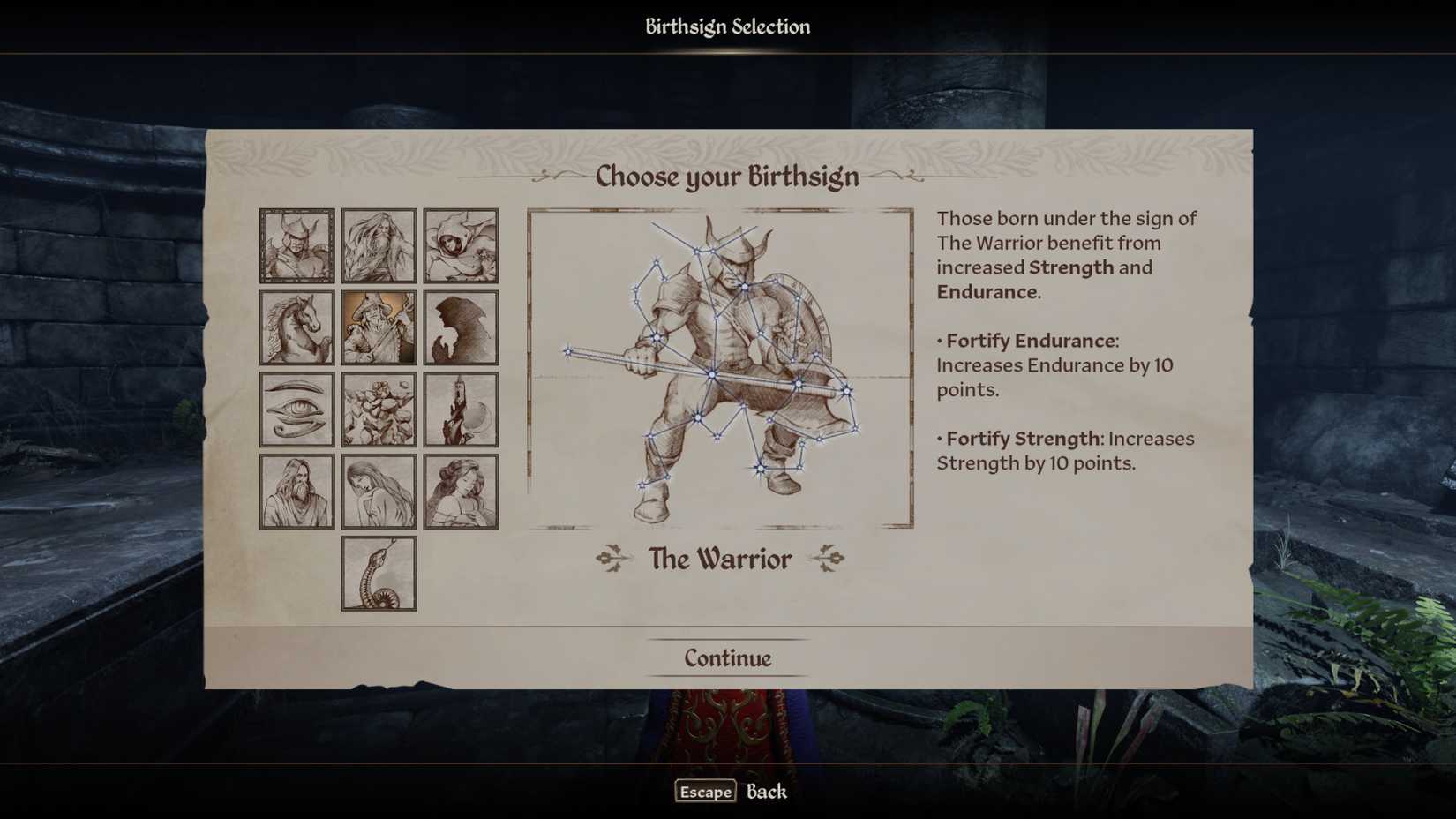 Oblivion Remastered The Warrior Birthsign-1