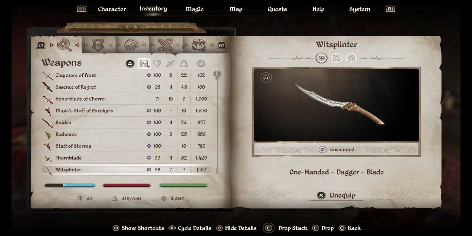 The Elder Scrolls 4 Oblivion Remastered Witsplinter