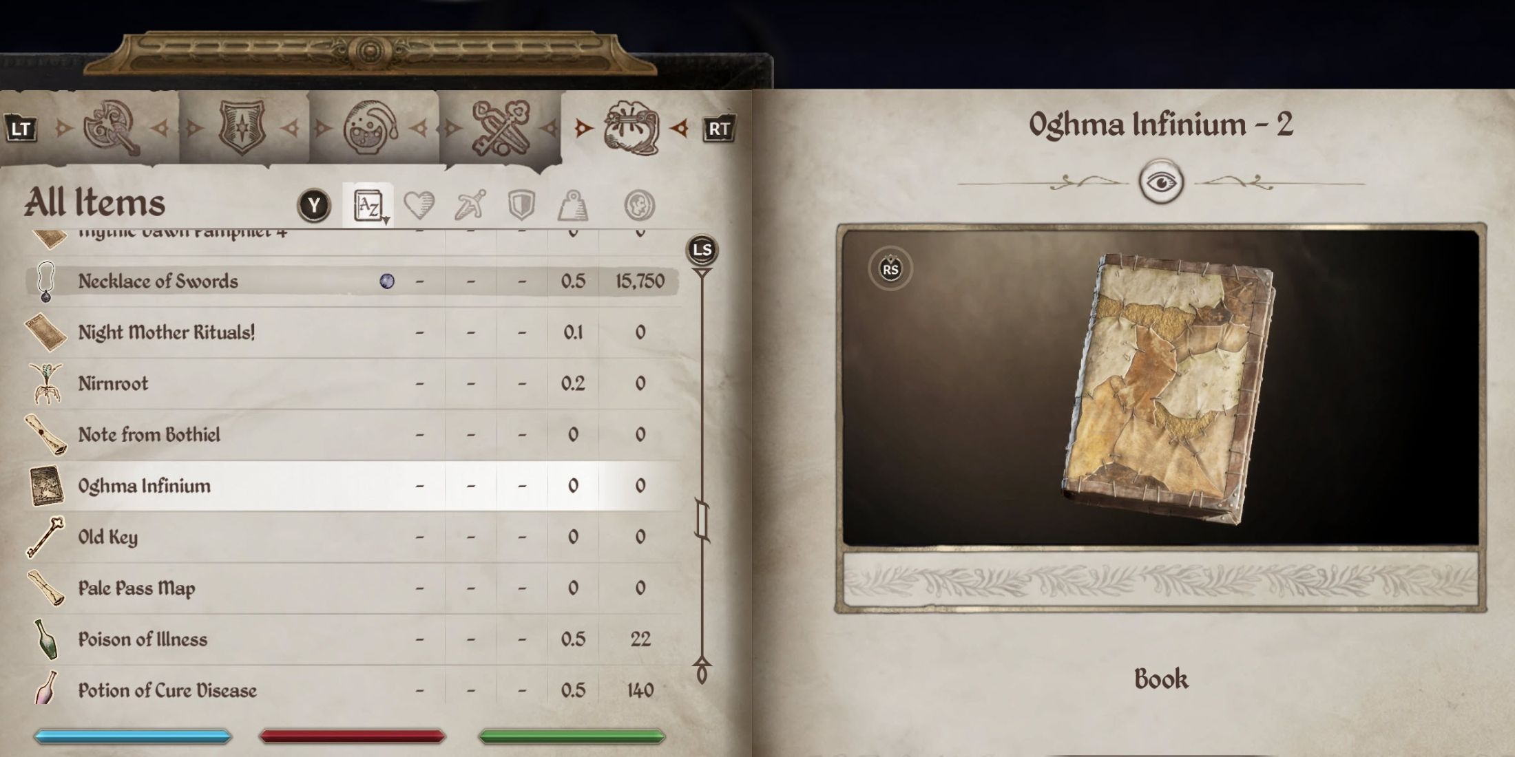 Oghma Infinium in Oblivion Remastered