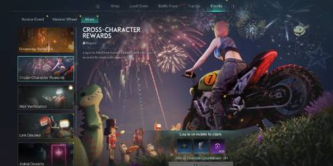 Once Human Cross Charater Rewards