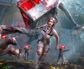 Once Human promo key art for April 2025 mobile launch