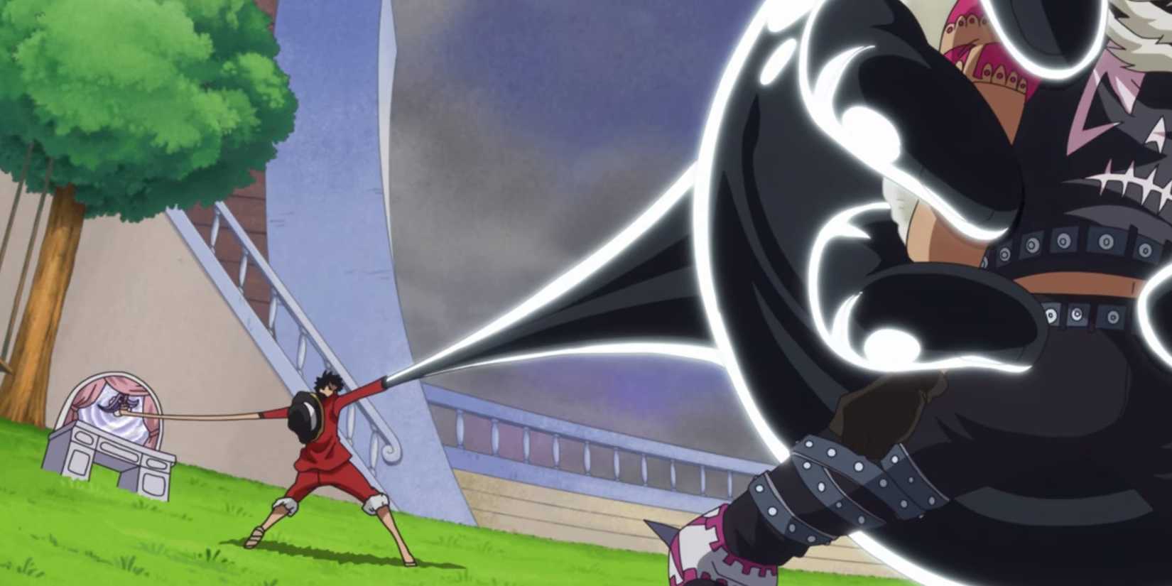 One Piece Luffy Restraining Katakuri and Bruule