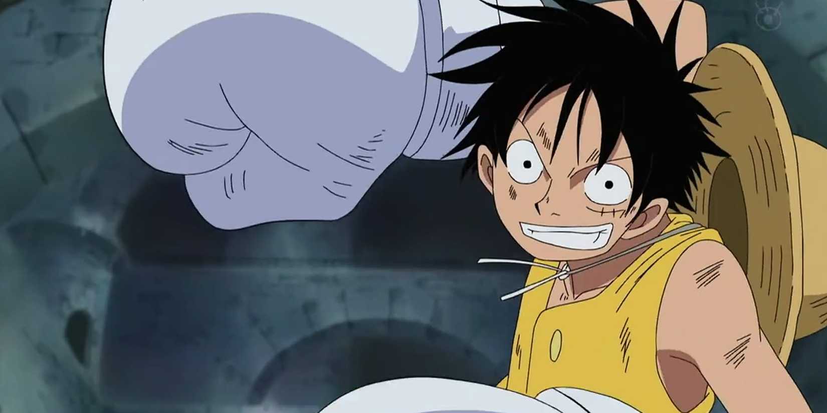 One Piece Luffy with Candle Gloves
