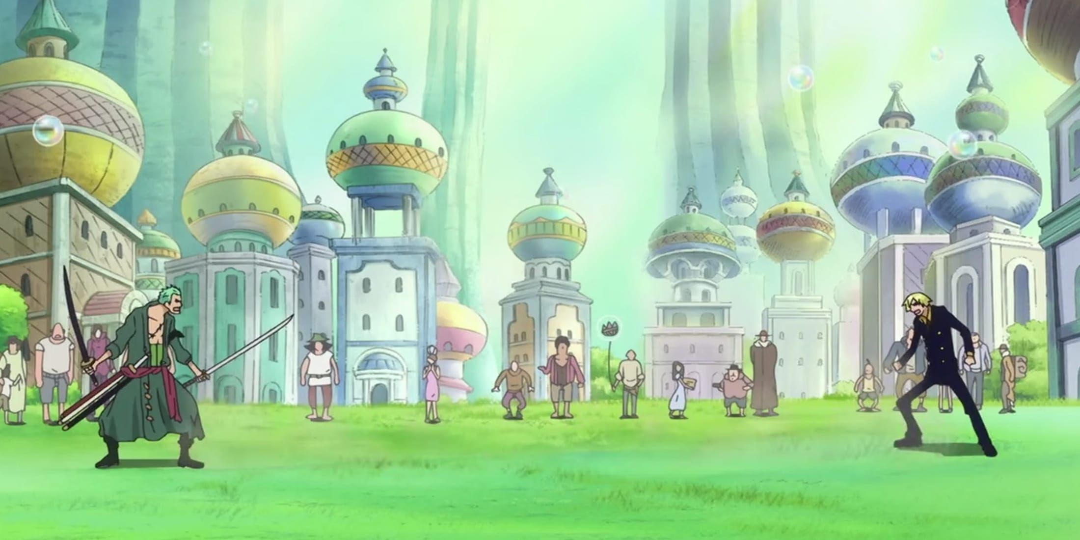 One Piece Zoro Fighting Sanji