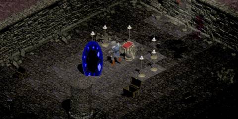 Opening a portal in Diablo