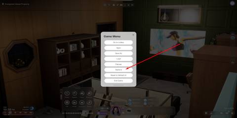 Option Menu in inZOI